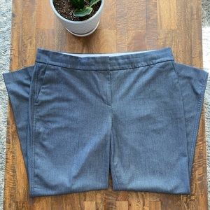 LOFT Gray Dress Marissa Ankle Pants